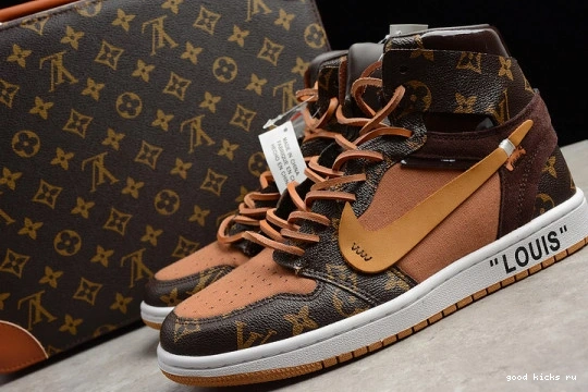 (WITH -LouiV CASE) JORDAN AIR AQ0818-158 AQ0818-158 O-W 1 0402